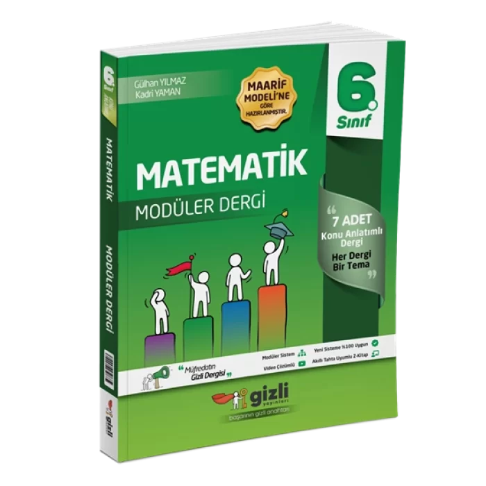 6. Sınıf Matematik Müfredatın Gizli Dergisi Gizli Yayınları