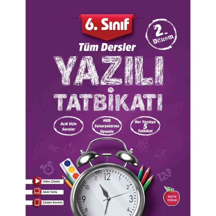 Newton Yayınları 6.Sınıf Yazılı Tatbikatı 2.Dönem Tüm Dersler Yeni