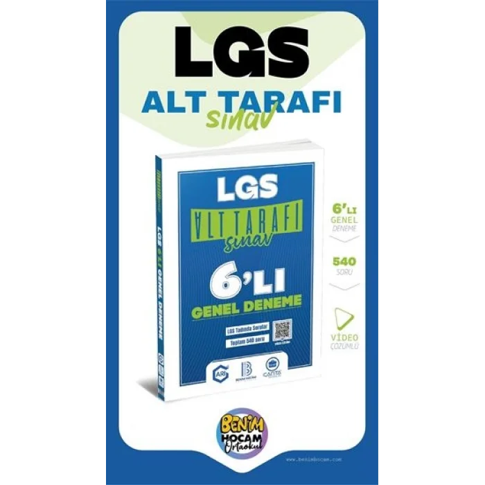 Lgs Alt Tarafı Sınav 6 lı Genel Deneme ( Benim Hocam- Arı- Çanta Yayınları ortak denemesidir )