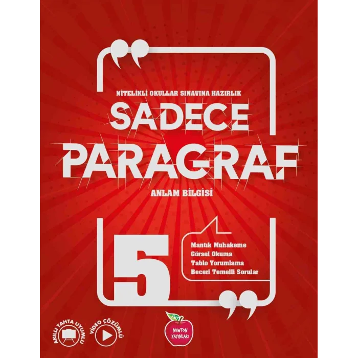 Newton Yayınları LGS 5.Sınıf Sadece Paragraf Soru Bankası