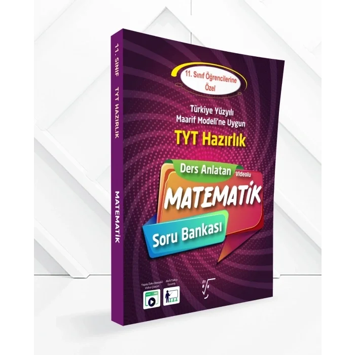 11.Sınıf TYT Hazırlık Ders Anlatan Matematik Soru Bankası Yeni Maarif Karekök Yayınları