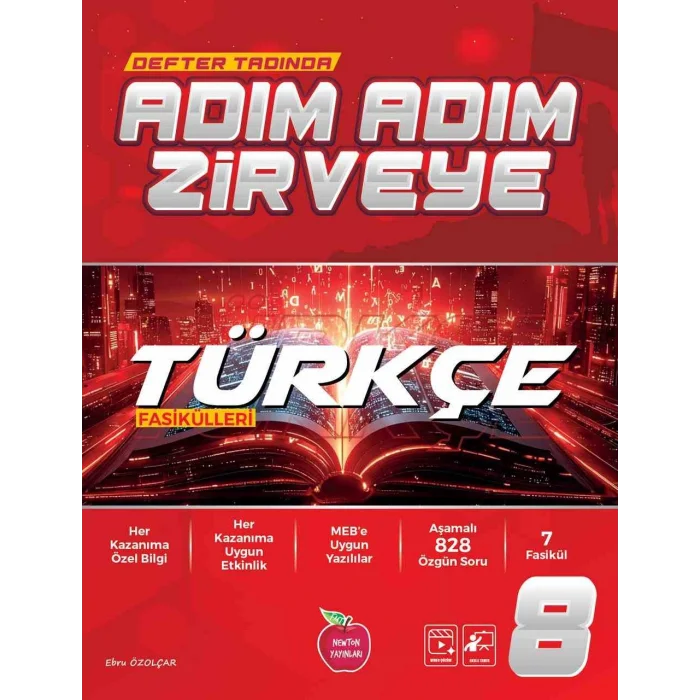 Newton 8.Sınıf Türkçe Fasikül Adım Adım Etkinlikli Konu Anlatımlı Soru Bankaları