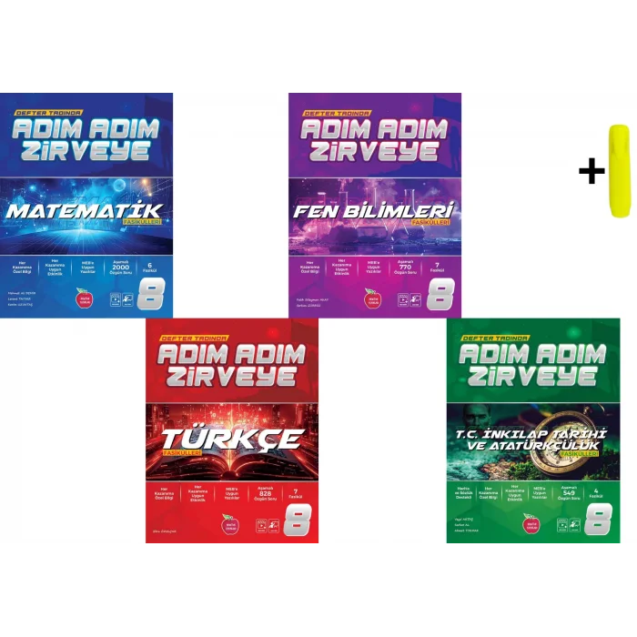 Newton 8.Sınıf Matematik Fen Türkçe İnkılap Fasikül Etkinlikli Konu Anlatımlı Soru Bankaları