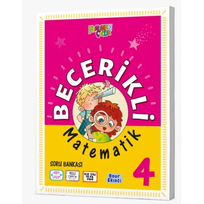 Fenomen Yayınları 4. Sınıf Becerikli Matematik Soru Bankası