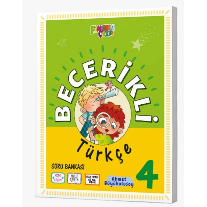 Fenomen Yayınları 4. Sınıf Becerikli Türkçe Soru Bankası