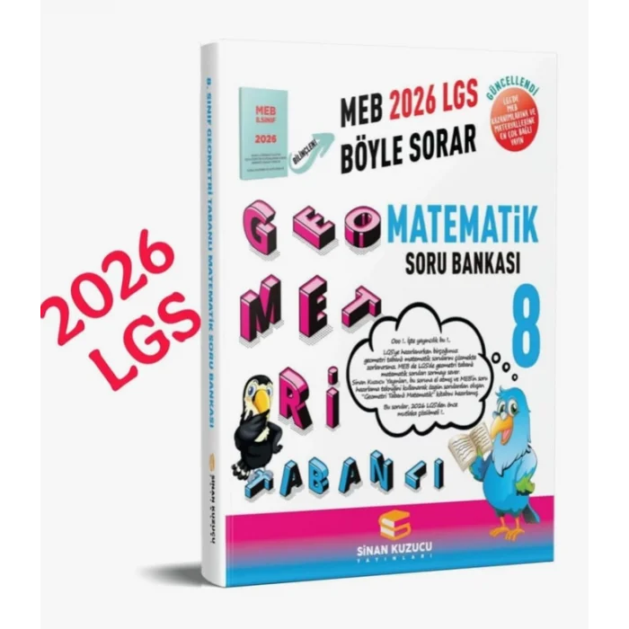 Sinan Kuzucu Yayınları 2026 Lgs Geometri Tabanlı Matematik Soru Bankası