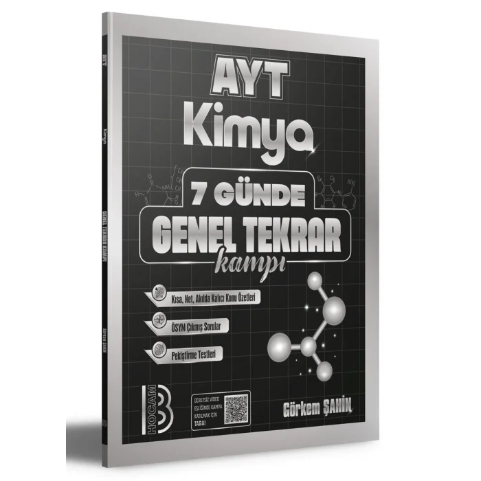 Benim Hocam Yayınları Ayt Kimya 7 Günde Genel Tekrar Kampı