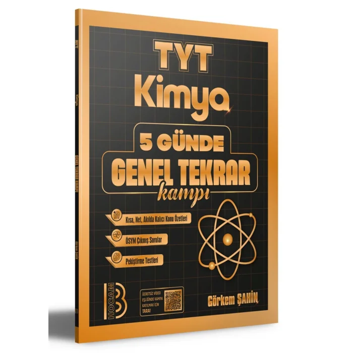 Benim Hocam Yayınları Tyt Kimya 5 Günde Genel Tekrar Kampı