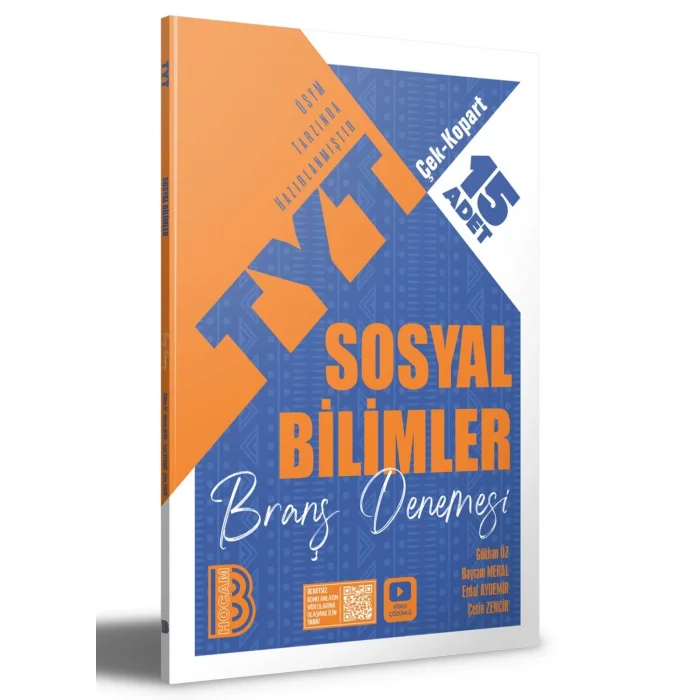 Benim Hocam Yayınları 2026 Tyt Sosyal Bilimler 15li Branş Denemesi