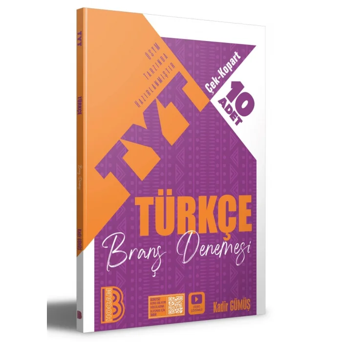 Benim Hocam Yayınları 2026 Tyt Türkçe Çek Kopar 10lu Branş Denemesi