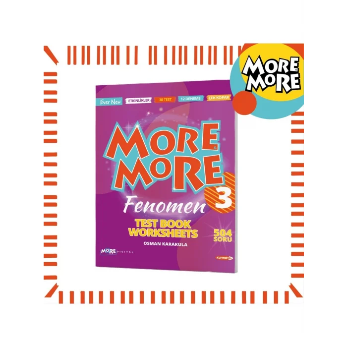 3. Sınıf More More Test Book Worksheets