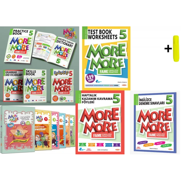 More & More 5.Sınıf Tüm Set 7 Kitap Yeni
