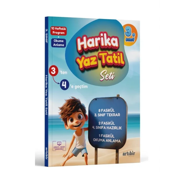 Artıbir Yayınları 3. Sınıf 3den 4e Geçtim Harika Yaz Tatil Seti