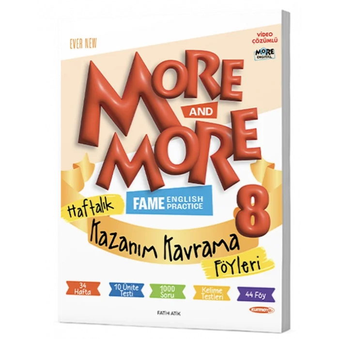 8. Sınıf More & More Haftalık Kazanım Kavrama Föyleri