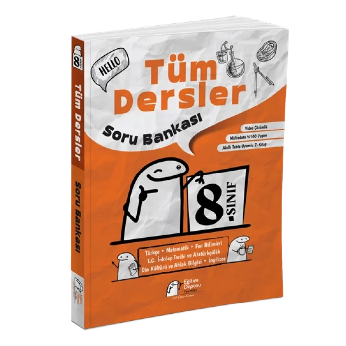 8. Sınıf Tüm Dersler Soru Bankası Eğitim Deposu Yayınları