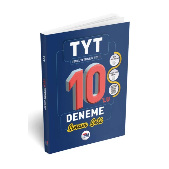 Açı Yayınları TYT Tamamı Video Çözümlü 10 Deneme Sınavı Seti