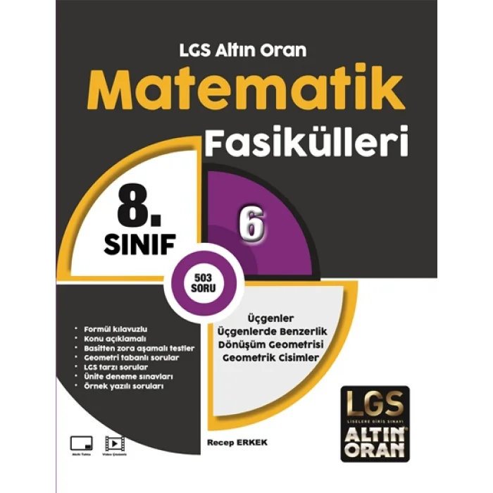 Altın Oran 8.SINIF Matematik 6.Fasikül Üçgenlerde Üçgenlerde Benzerlik
