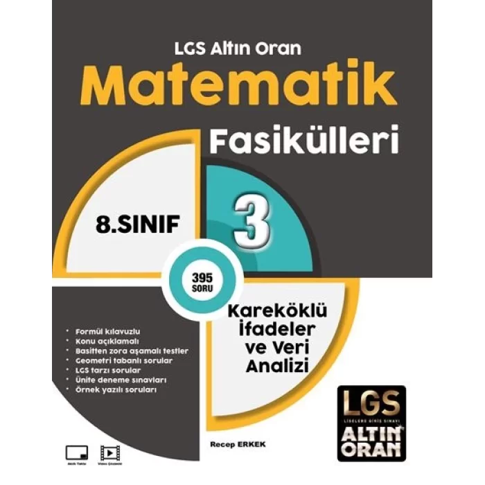 Altın Oran 8. Sınıf Matematik Fasikülleri Kareköklü İfadeler ve Veri Analizi