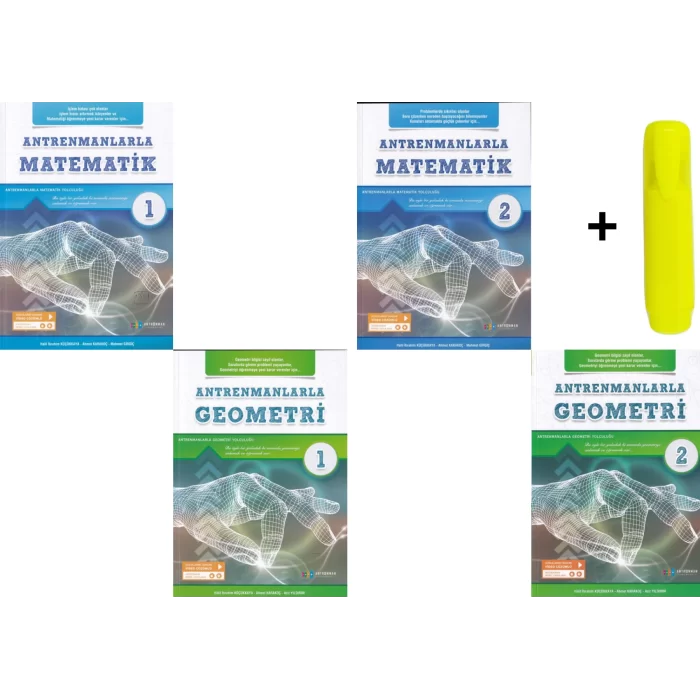 Antrenmanlarla TYT Matematik ve Geometri Seti 1. Kitap ve 2. Kitaplar Toplam 4 Kitap