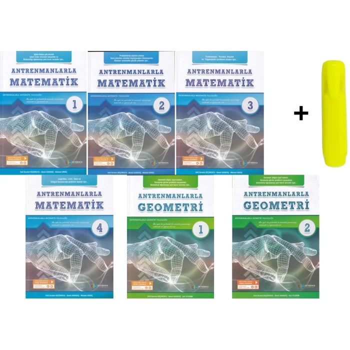 Antrenmanlarla TYT AYT Matematik ve Geometri Seti Toplam 6 Kitap