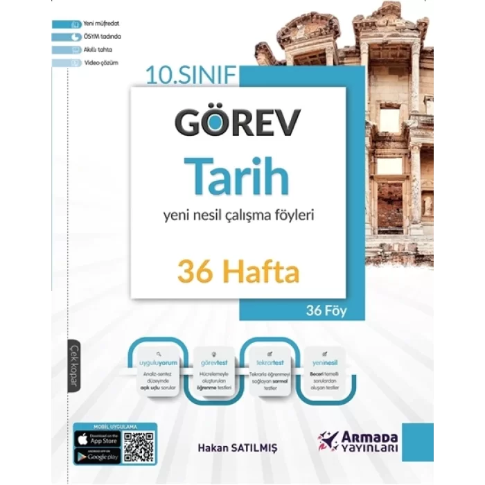 Armada 10. Sınıf Görev Tarih Yeni Nesil Çalışma Föyleri 36 Hafta Yeni