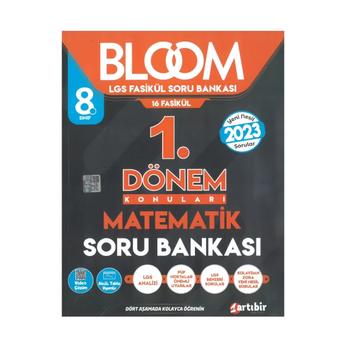 Artıbir LGS 1.Dönem Bloom Matematik Soru Bankası Yeni