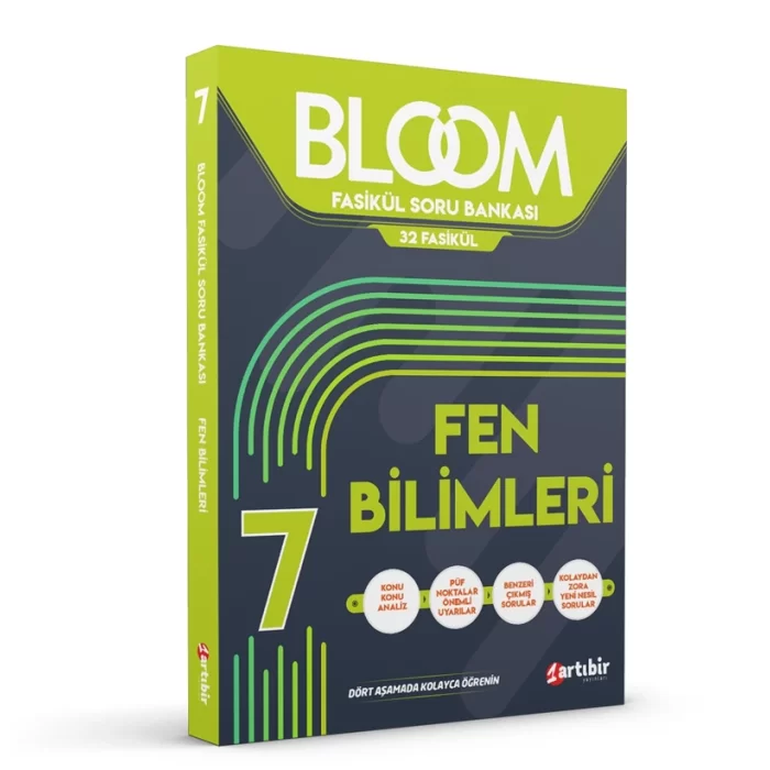 Artıbir Yayıncılık 7.Sınıf Bloom Fen Bilimleri 32 Fasikül Soru Bankası