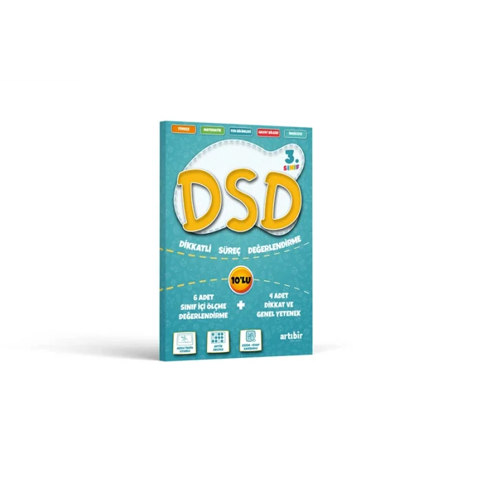 Artıbir Yayınları 3. Sınıf Dikkatli Süreç Değerlendirme (DSD) 10 Deneme
