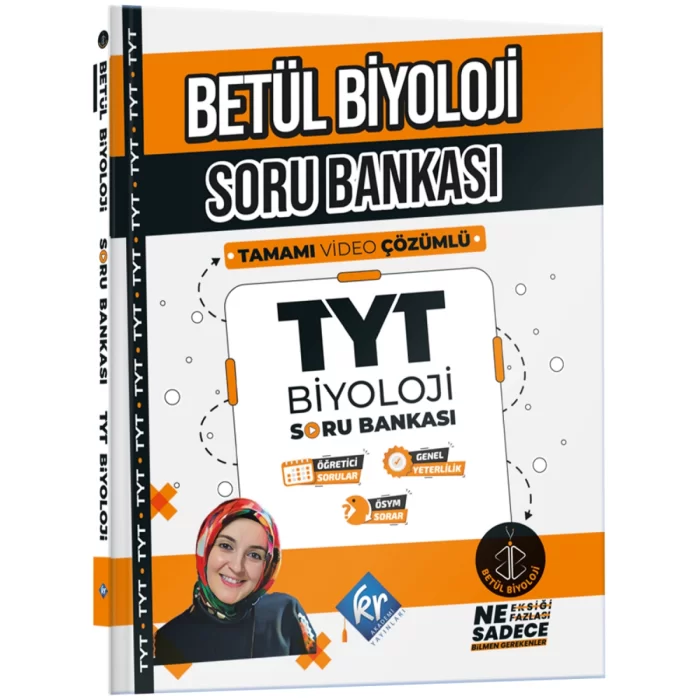 Betül Biyoloji Konu Anlatımı 28 Günde TYT Biyoloji Video Kamp Kitabı Kr Akademi Yayınları