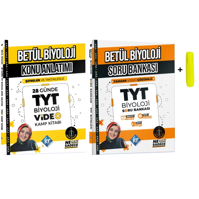 Betül Biyoloji Konu Anlatımı Ve Soru Bankası 28 Günde TYT Biyoloji Kr Akademi Yayınları