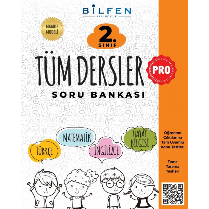 Bilfen 2.Sınıf Pro Tüm Dersler Problem Ve Paragraf Soru Bankası Maarif Modeli Yeni