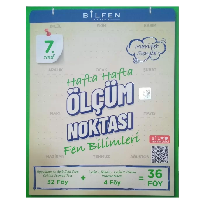 Bilfen Yayıncılık 7. Sınıf Fen Bilimleri Hafta Hafta Ölçüm Noktası Yeni