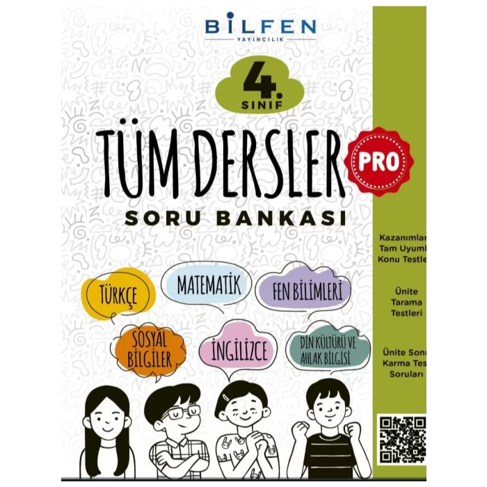 Bilfen Yayınları Pro 4. Sınıf Tüm Dersler Soru Bankası