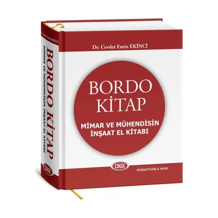 Data Yayınları Bordo Kitap: Mimar Ve Mühendisin İnşaat El Kitabı