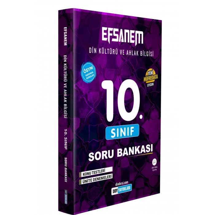 DDY Yayınları 10. Sınıf Din Kültü ve Ahlak Bilgisi Efsane Yeni Nesil Konu Anlatımlı Soru Bankası