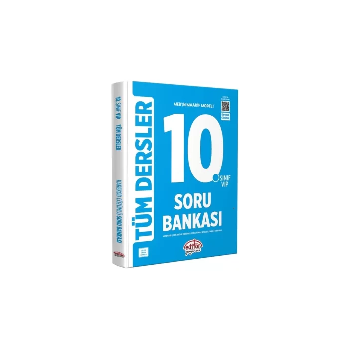 EDİTÖR 10. Sınıf VIP Tüm Dersler Soru Bankası