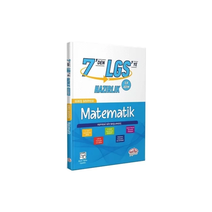 Editör Yayınları 7’den LGS’ye Hazırlık Matematik Yeni