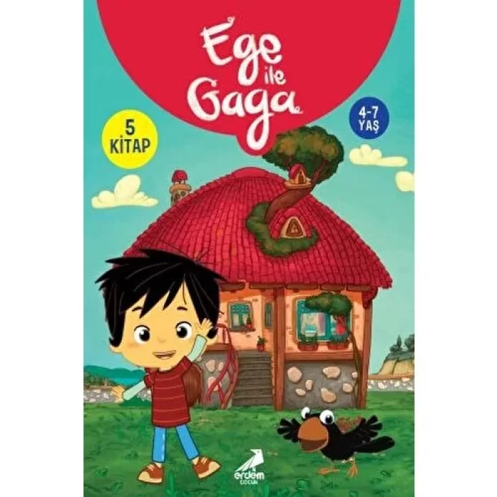 Ege ile Gaga 5 Kitap - (4-7 Yaş) Erdem Yayınları