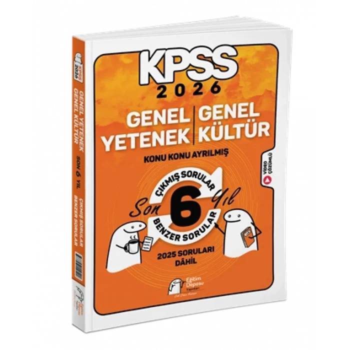 Eğitim Deposu Yayınları 2026 KPSS Genel Yetenek Genel Kültür Konu Konu Son 6 Yıl Çıkmış - Benzer Sorular
