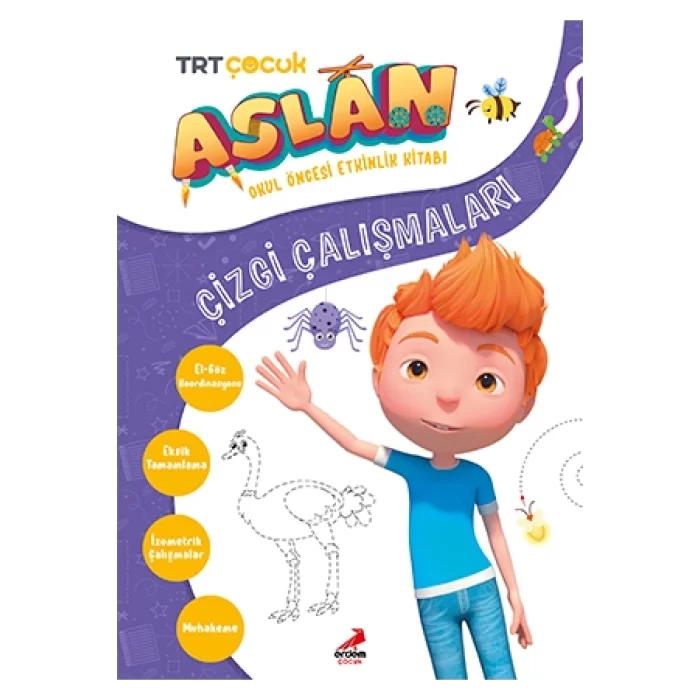 Erdem Çocuk Aslan Okulöncesi Etkinlik Seti 5 Kitap