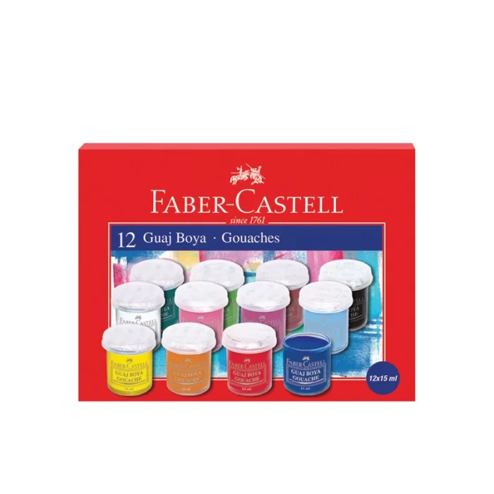 Faber Castell Guaj Boya 12li 15 ml