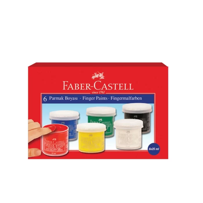 Faber Castell Parmak Boyası 6 Renk