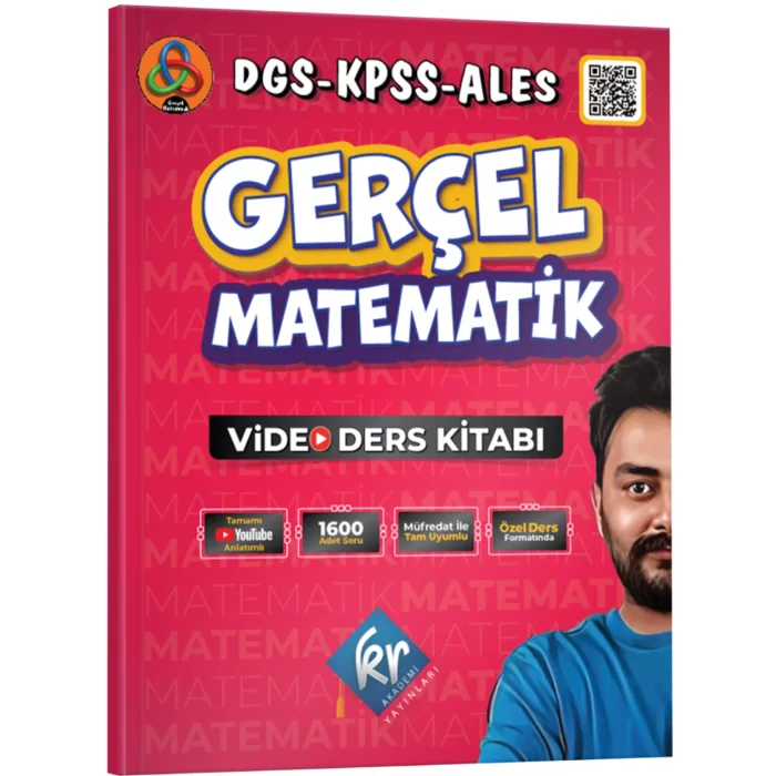 Gerçel Matematik DGS KPSS ALES Video Ders Kitabı Kr Akademi Yayınları