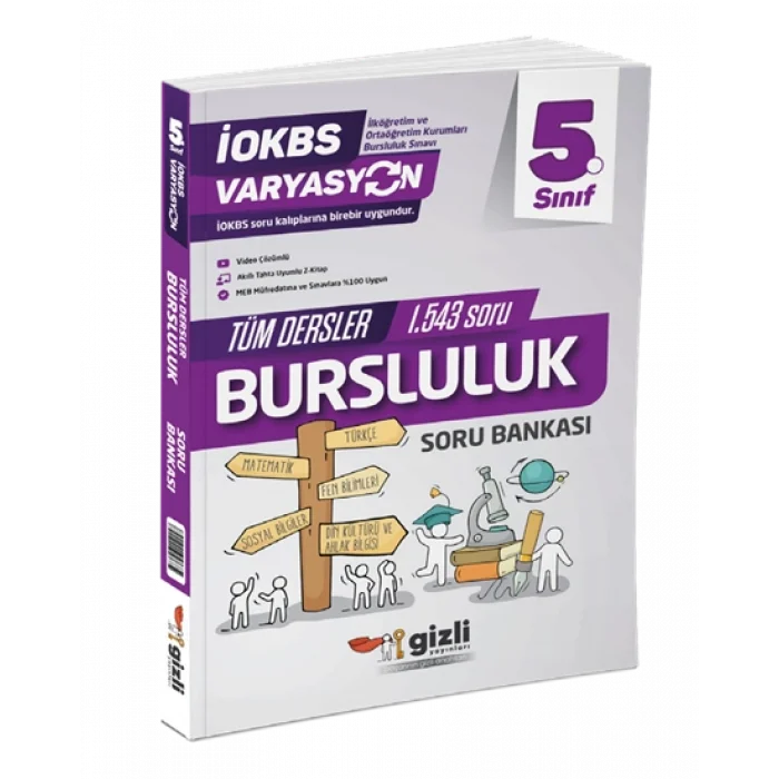 Gizli 5. Sınıf İOKBS Bursluluk 10 Deneme Sınavı Ve Soru Bankası Maarif Model