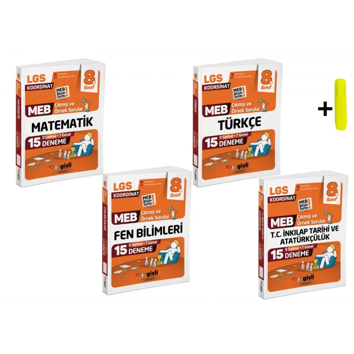 Gizli Lgs Meb Çıkmış ve Örnek Sorular Matematik Fen Türkçe İnkılap 15li Deneme