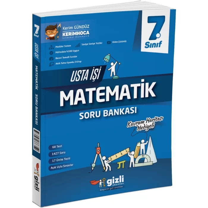 Gizli Yayınları 7. Sınıf Matematik Usta İşi Soru Bankası - Kavram Haritası