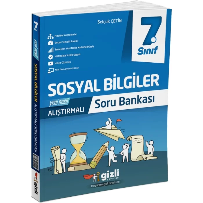 Gizli Yayınları 7. Sınıf Sosyal Bilgiler Alıştırmalı Soru Bankası