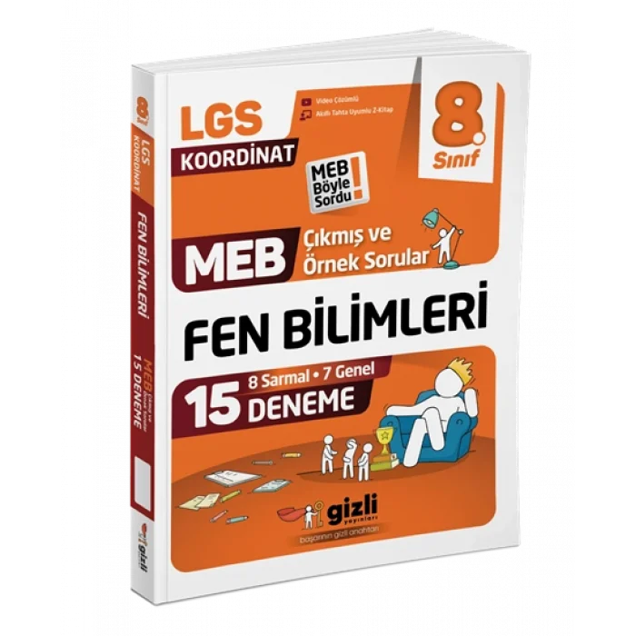 Gizli Yayınları Lgs Meb Çıkmış ve Örnek Sorular Fen Bilimleri 15li Deneme-Meb Böyle Sordu