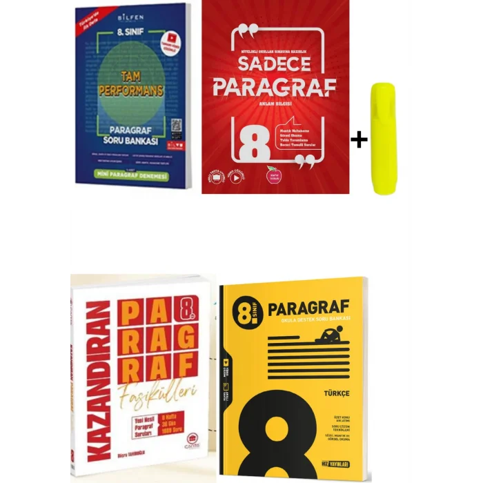 Hız Bilfen Çanta Newton LGS Paragraf Soru Bankası Seti Yeni