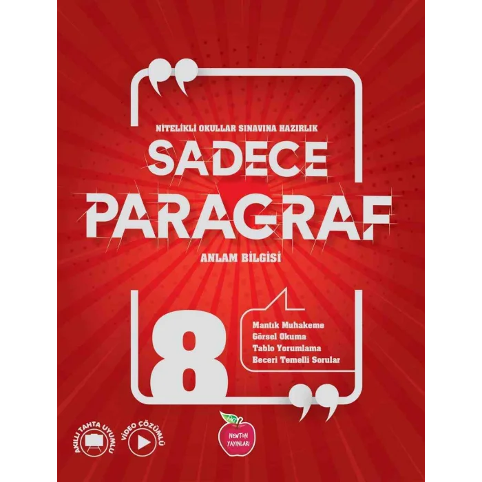 Hız Bilfen Çanta Newton LGS Paragraf Soru Bankası Seti Yeni